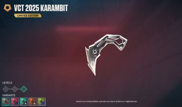 Conta Valorant Nv.303 | Platina 2 | Karambit VCT25 + Vandal Champions25 | BR