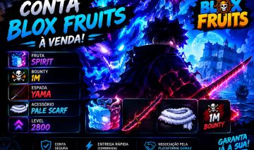 Conta Blox Fruits com Spirit + 2.5M de Bounty e muito mais!