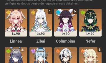 Conta columbina c6 R2 + zibai c1 , Linea,Lauma,ineffa,neffer muito top com tiros
