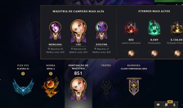 Conta de LoL, Platina IV Flex