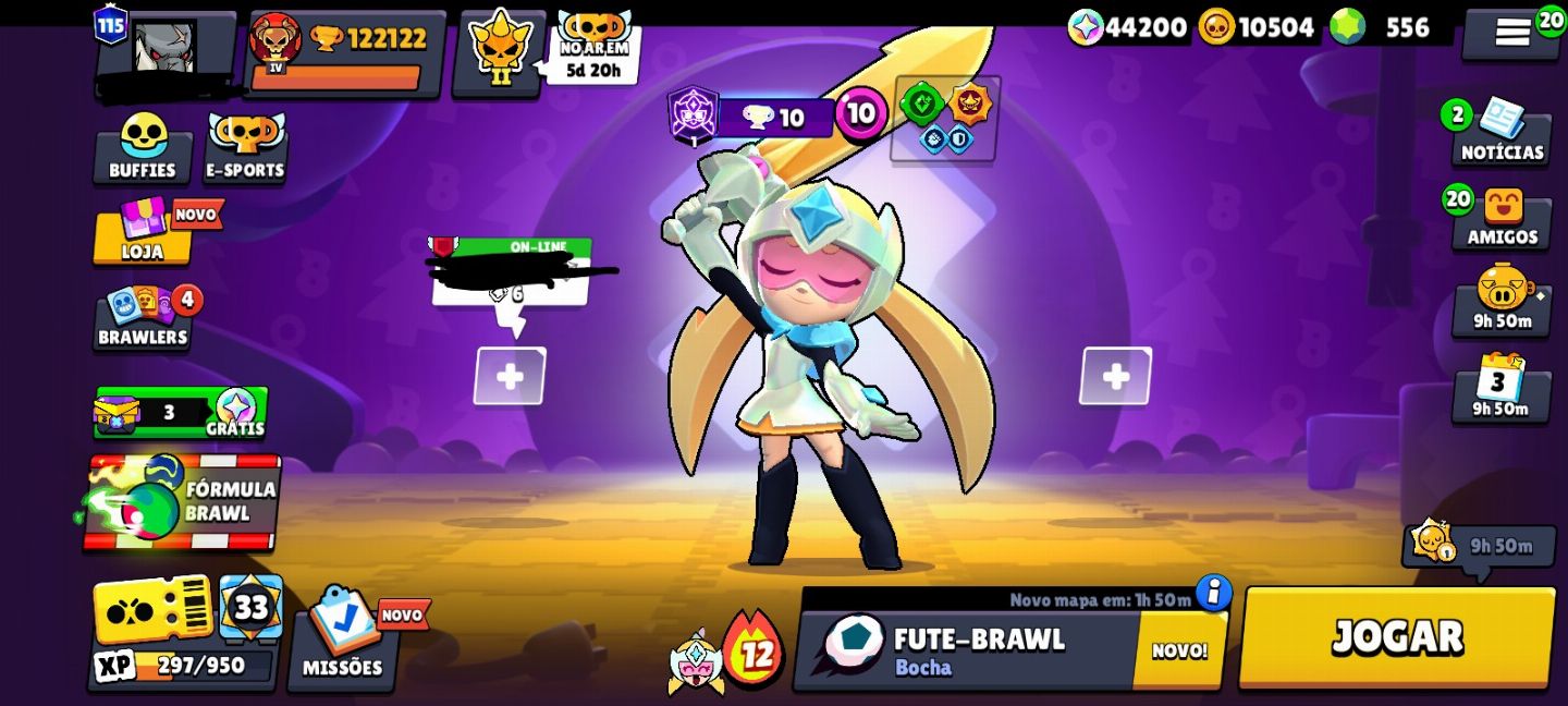 CONTA DE BRAWL STARS FULL COM DIVERSAS SKINS RARAS DIRETAMENTE PARA SEU E-MAIL