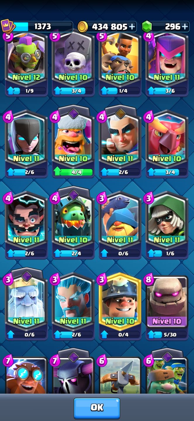CONTA CLASH ROYALE OG