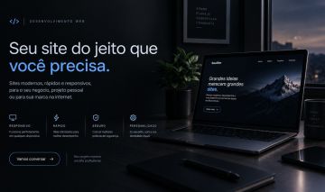 Criação de Sites Profissionais | Landing Pages e Sites Responsivos