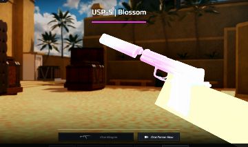 COUNTER BLOX SKIN (CB) | USP-S | BLOSSOM - ROBLOX