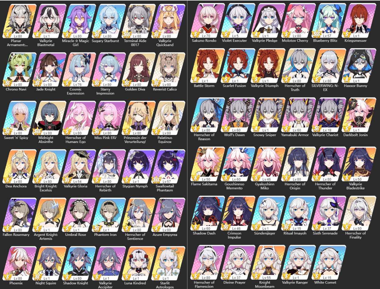 HOYO (Genshin/HSR/ZZZ/3rd)