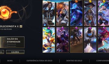 Wild rift com todos os personagens e algumas skins