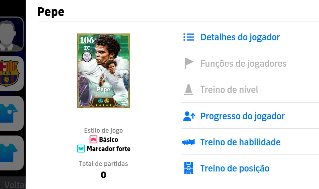 Iniciante do novo Pepe 107 - Conta efootball!
