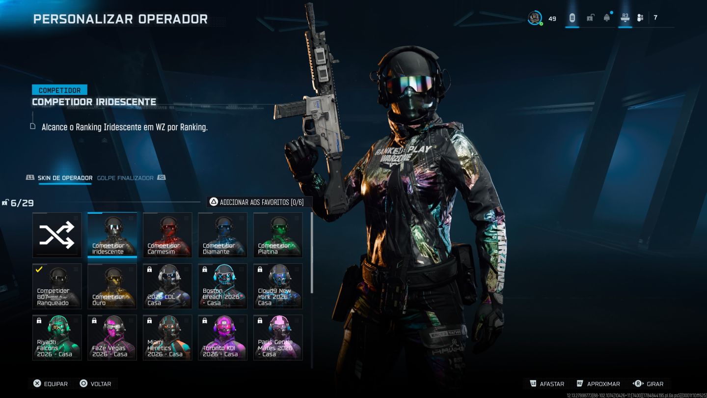 CONTA WARZONE (BO7) prestígio 8
