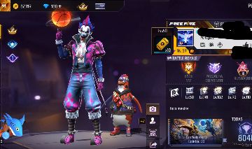Conta antiga do free fire
