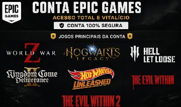 CONTA EPIC GAMES COM 92 JOGOS, diversos jogos caro