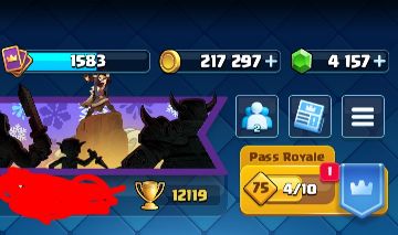 Conta 9 anos Clash Royale (Premium) 12000 troféus