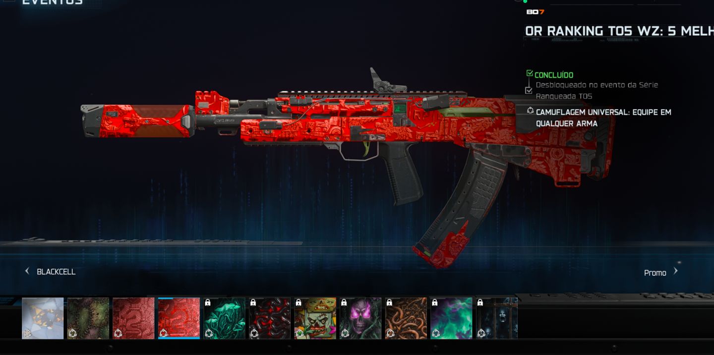 CONTA WARZONE IRIDESCENTE SEASON 6 + NUKE + PRESTIGIO MASTER LEVEL 73
