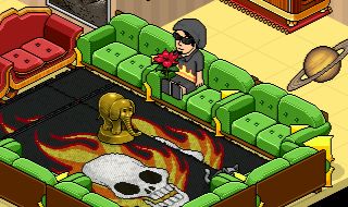 Raro Elefante Dourado Habbo Hotel