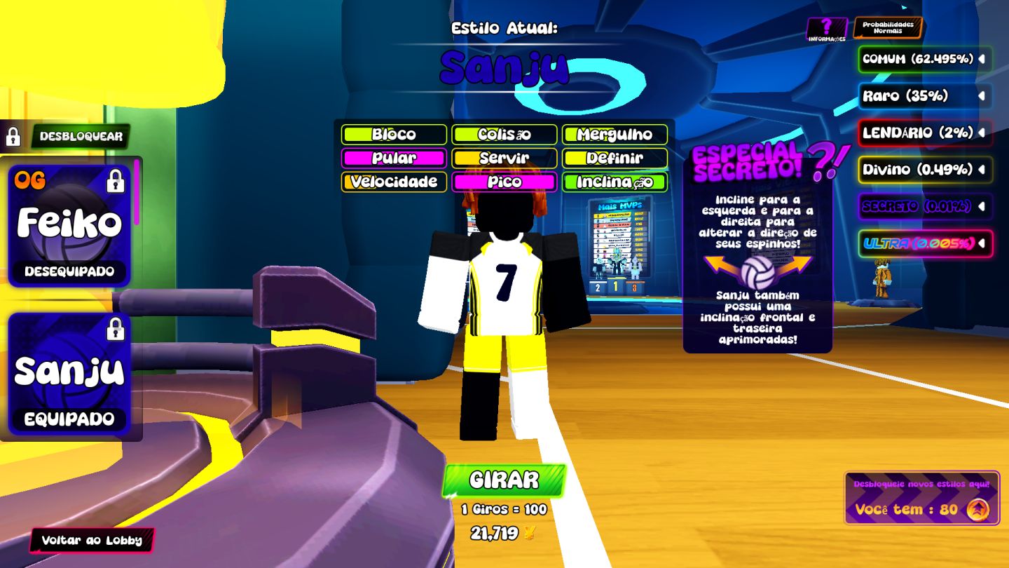 Contas de volleyball legends