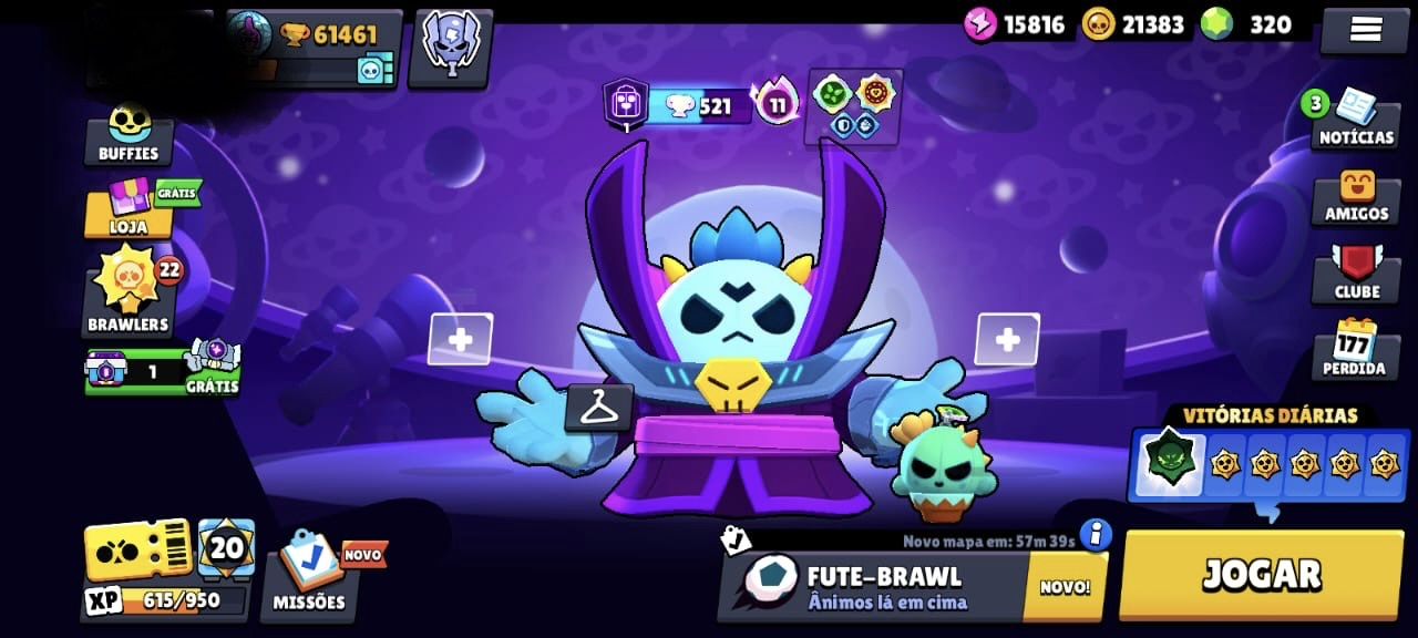 Conta Brawl Stars raríssima de 2018