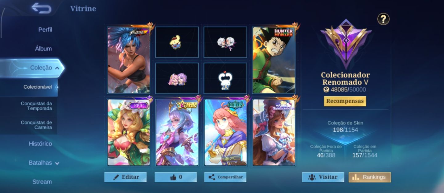 Melhor conta MLBB