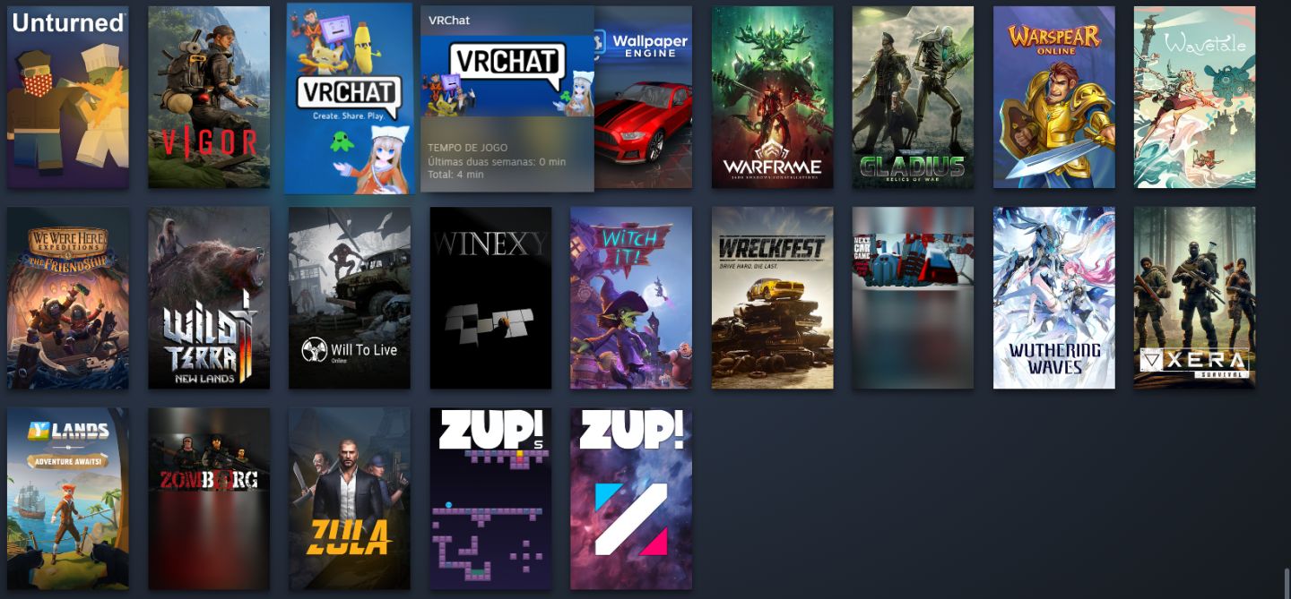 Steam Completa | Biblioteca avaliada em R$ 769