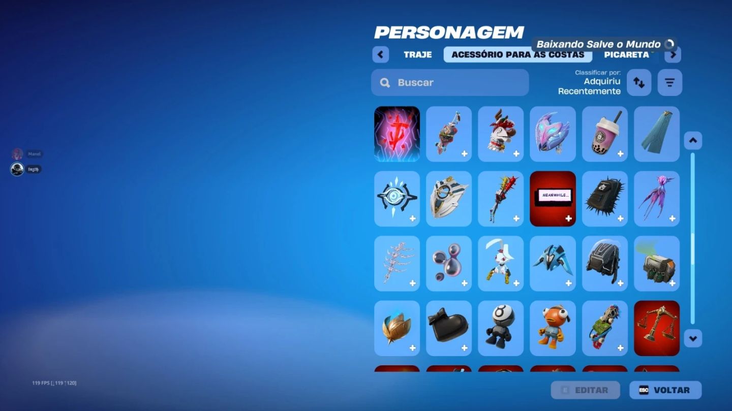 CONTA FORTNITE ANTIGA CAPÍTULO 1 / TEMPORADA 5