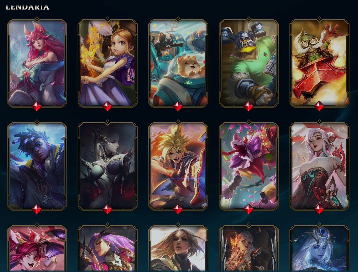 CONTA DE LOL 241+ SKINS LVL 250+ (SKINS EDG LIMITADAS COM CHROMA E ASSINATURA)