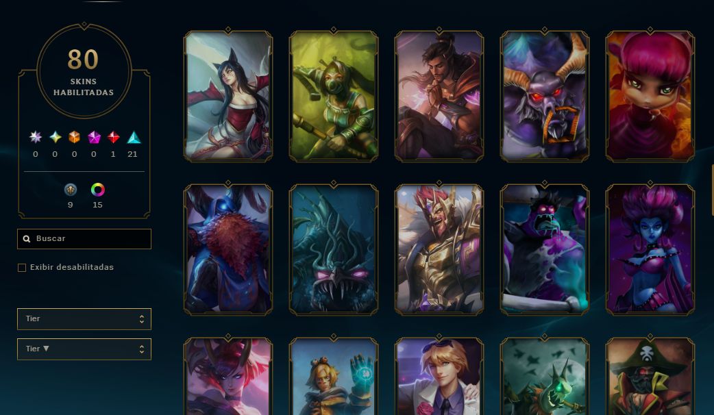 CONTA LOL - LV 95 - 80 SKINS - ESMERALDA 4