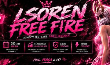 LIKES FREE FIRE MELHORE OS LIKES DO SEU PERFIL RÁPIDO!