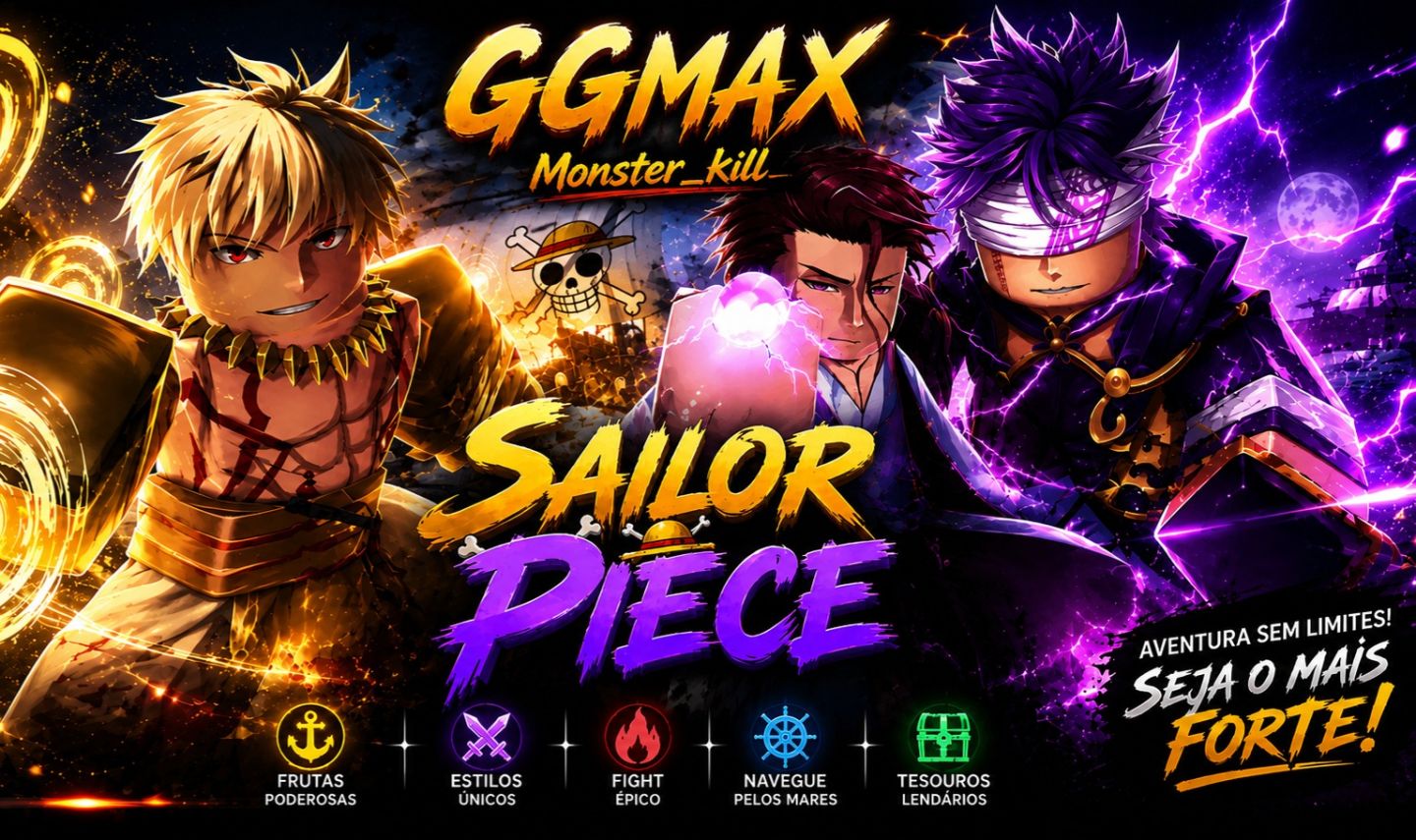 SAILOR PIECE SUKUNA V2 + LVL 16000 Contas upadas [entrega Rápida ]