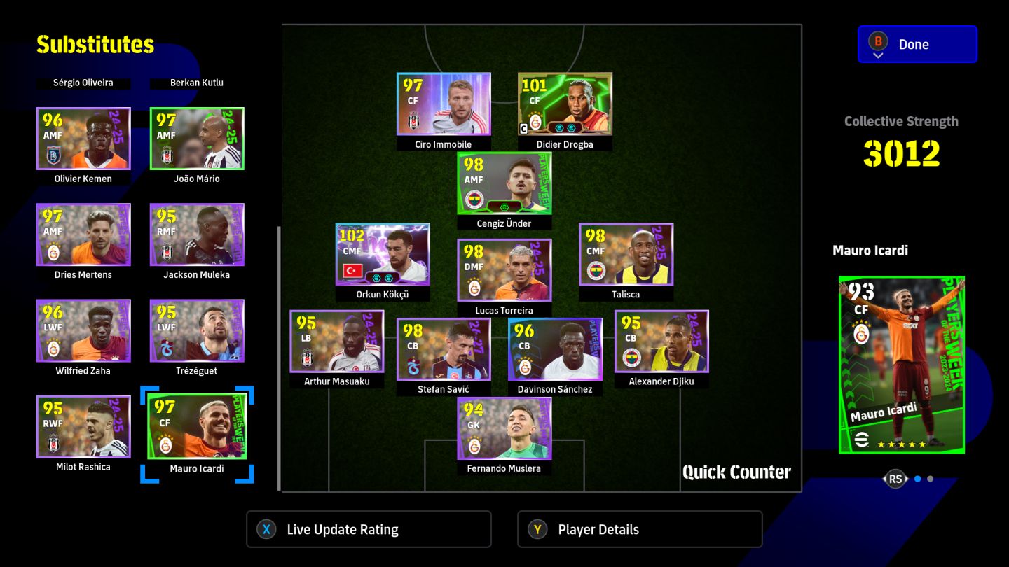 Conta Efootball Xbox / Pc Microsoft - 3307 - 6 Bigtime + 73 Épicos + 50 Showtime
