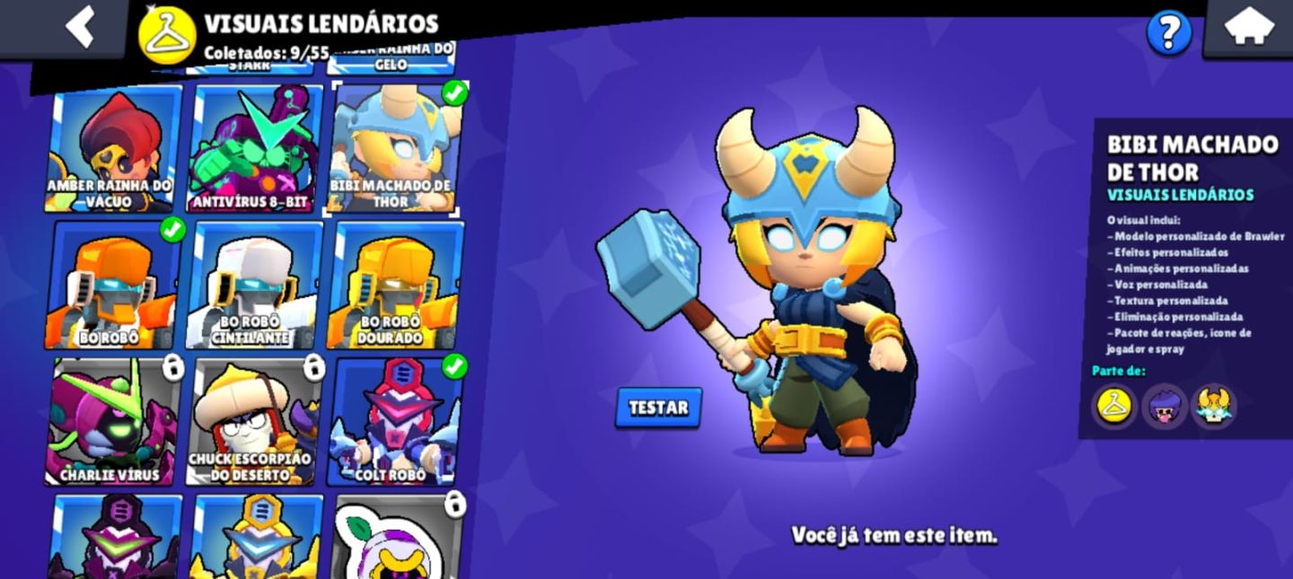CONTA BRAWL DE 60K+ COM SKINS HYPER, LENDÁRIAS E MITICAS ! (PASS PLUS ATIVO)