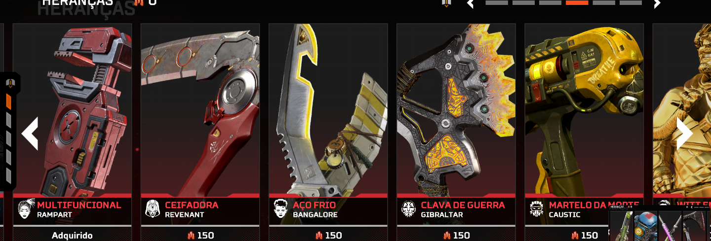 Conta desde S1 ate algumas atuais + 3 heranças e mais de 300 skins lvl 300+ 3/4