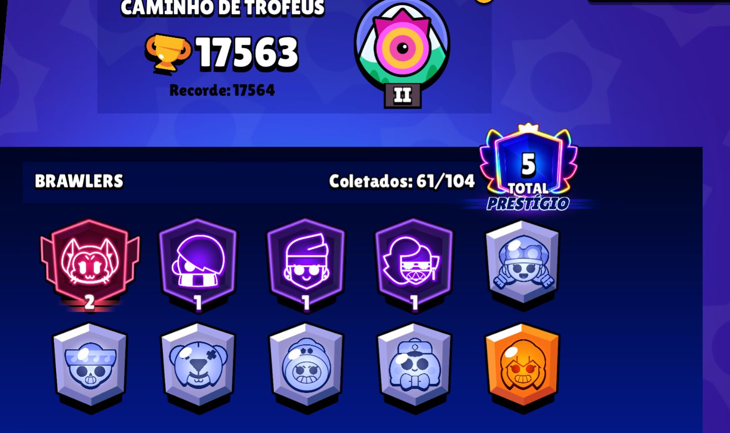 CONTA BRAWL STARS PRONTA PARA JOGAR