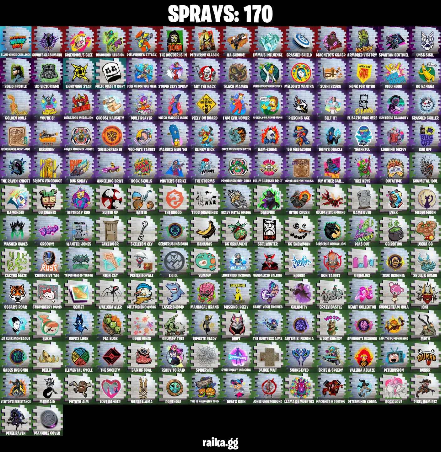 136 Skins - 2 Exclusivos psn, lynx, 44 Skins de loja tryhard (E-mail alterável)