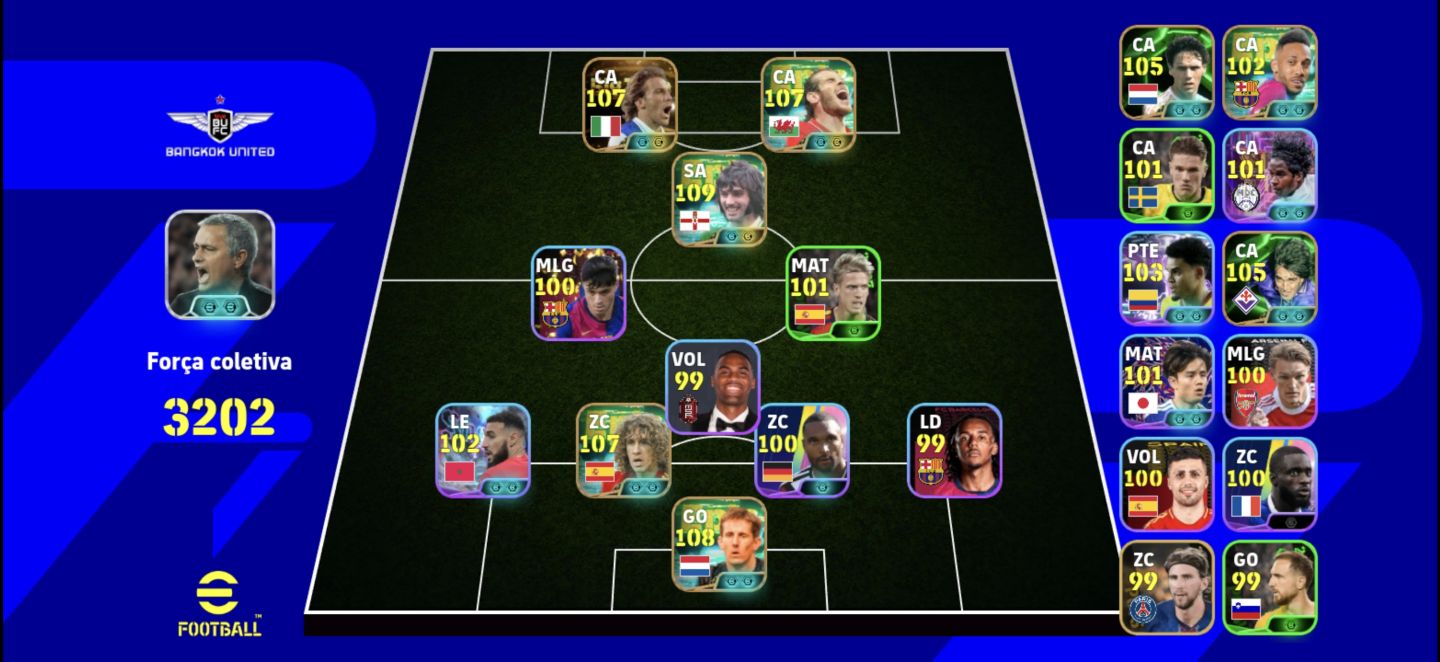 Conta efootball muito forte
