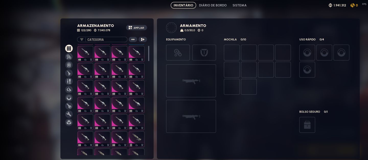 MEU INVENTÁRIO MAIS DE 10M STASH