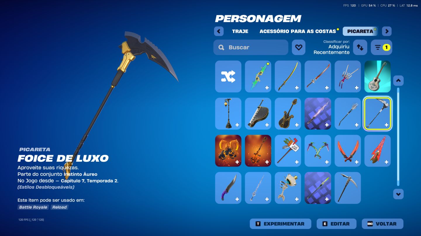 CONTA FORTNITE COM VARIAS SKINS!!!