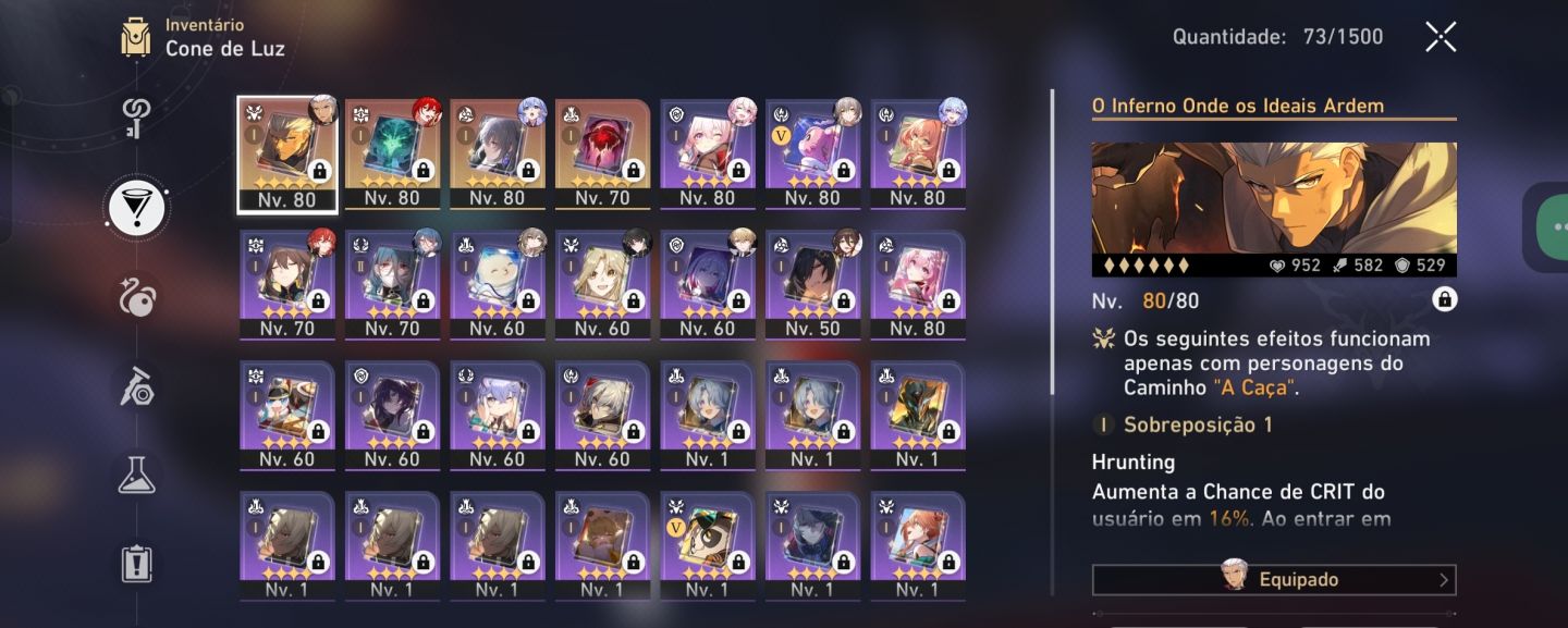 Himeko Nova E6 + Archer com cone middle game