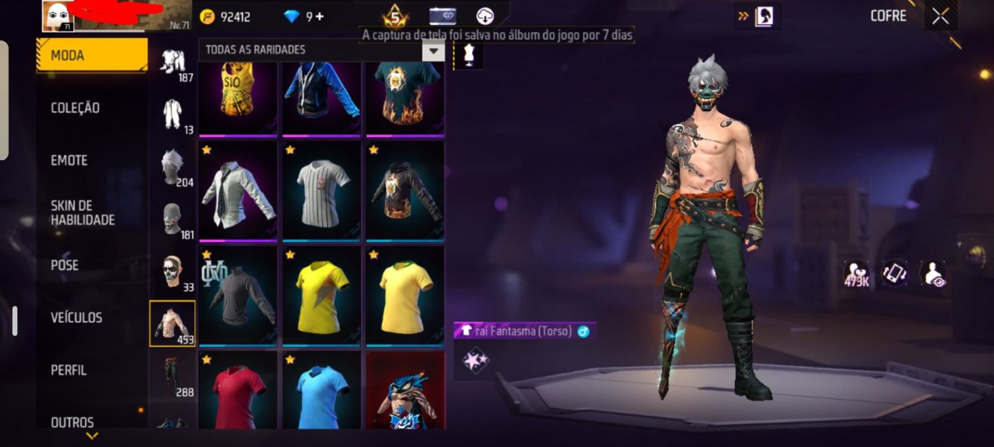 !!! Conta de Free fire super gemada com 8 anos !!!