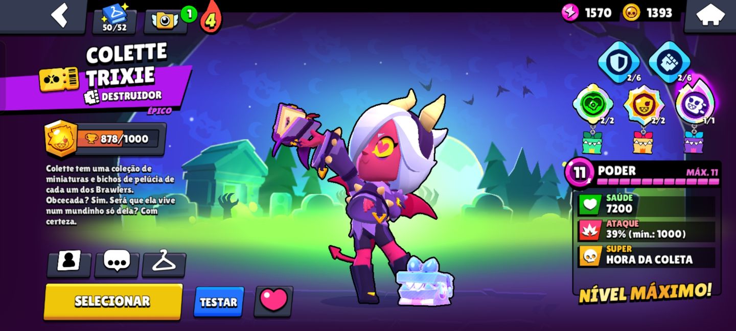 CONTA BRAWL STARS ANTIGA, RARA, GEMADA, SEMI-FULL (PREÇO NEGOCIÁVEL)