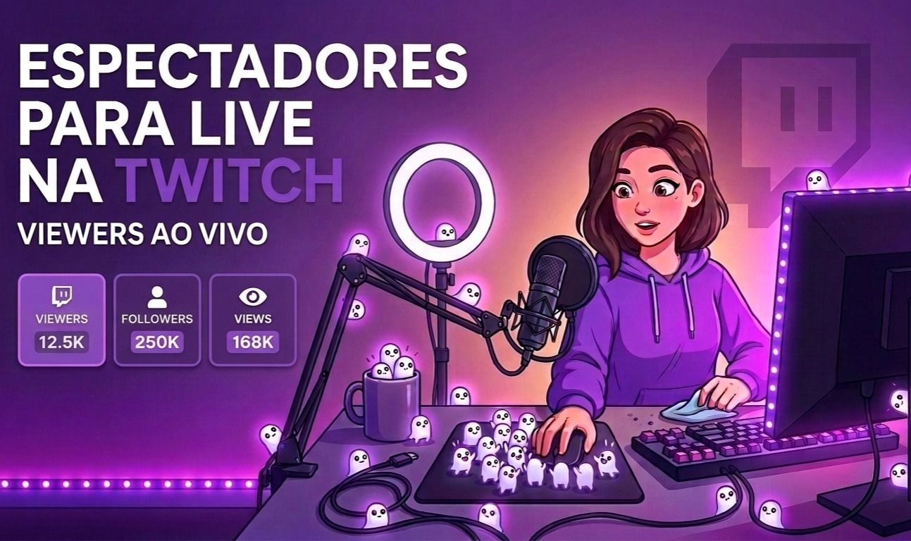 O MAIS BARATO | TWITCH | SEGUIDORES, ESPECTADORES, VIEWS, RAIDS E CHATBOT IA