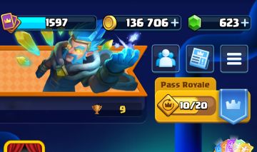 Conta Clash Royale LVL 15 14500 troféus 14 evoluções, 5 herois (NICK GRATIS)