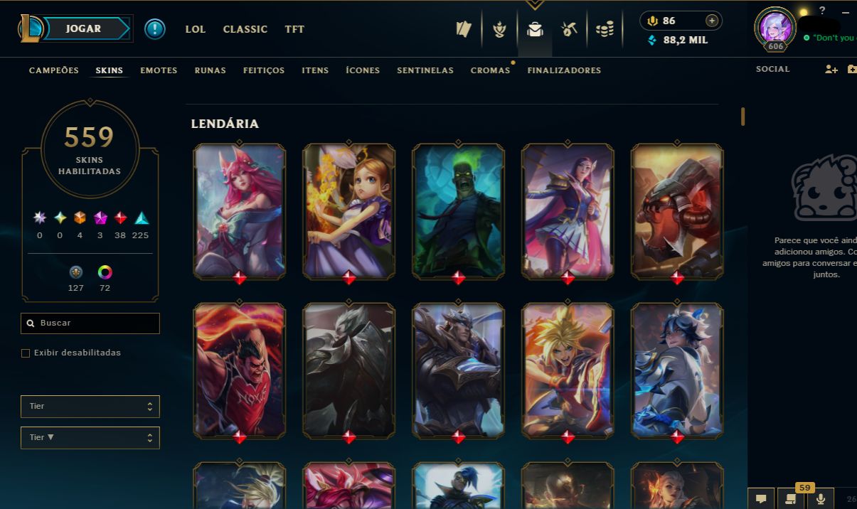 CONTA RIOT COM MAIS R$5.000 EM SKINS NO LOL E VALORANT