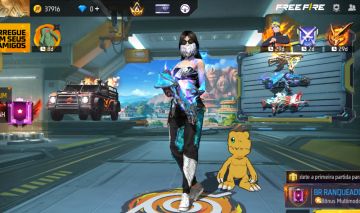 CONTA FREE FIRE FEMININA E MASCULINA