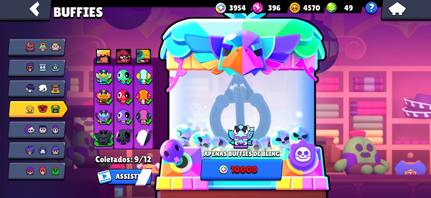 Conta TOPADA 106/106 com 57 brawl 11 com hipercarga