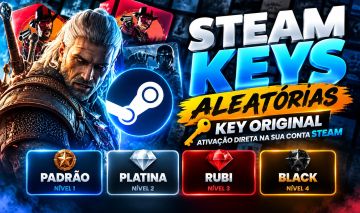 STEAM KEY ALEATÓRIA ORIGINAL - ATIVAÇÃO DIRETA NA SUA CONTA STEAM