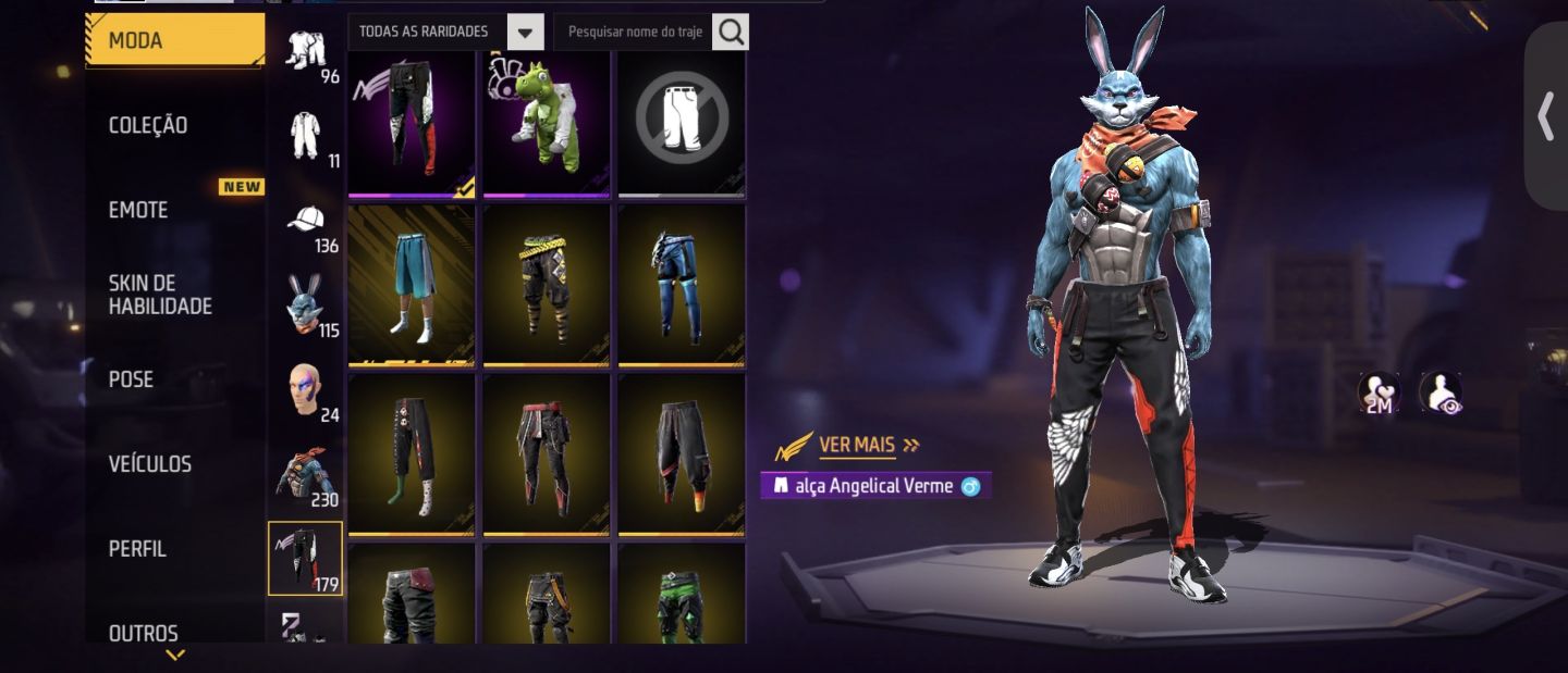 Conta De Free Fire lvl 60