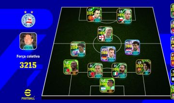Conta de efootball 2215 de força de time competitivo!