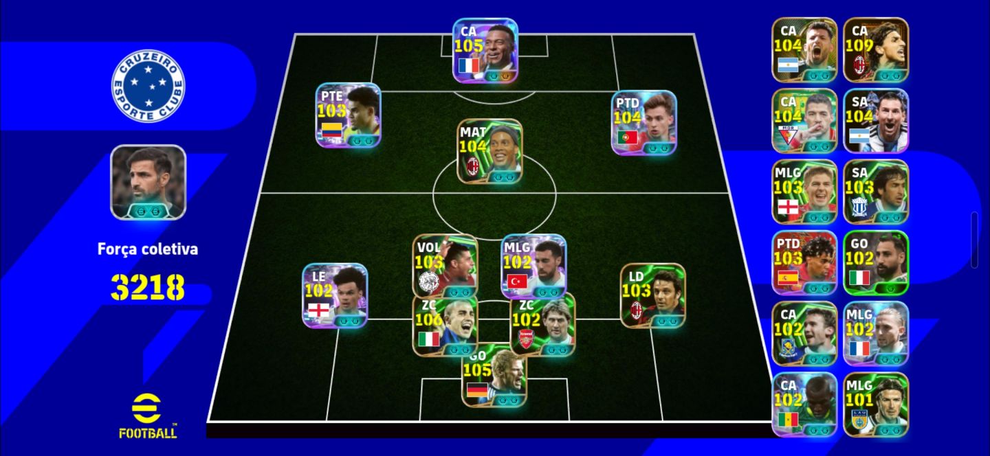 CONTA DE EFOOTBALL 3218