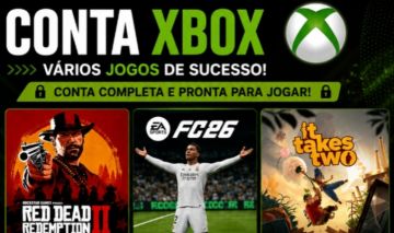 CONTA COM JOGOS AAA | Red Dead 2, FC 26, Ghost Recon, Tomb Raider e Outros