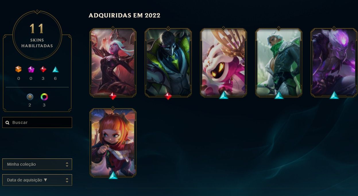 Conta lol diamante 3 35 Champ