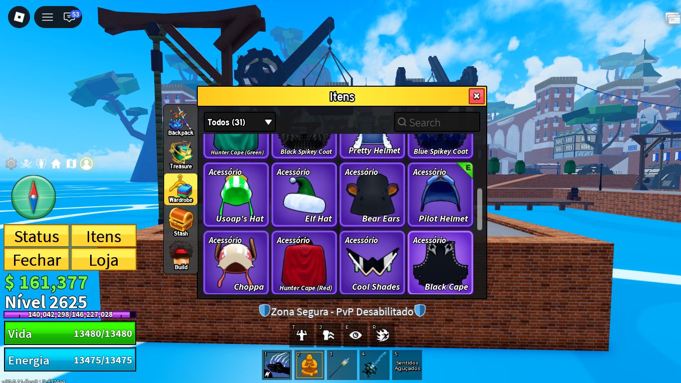 Conta Roblox à venda Volleyball Legends, Blox Fruits e outros jogos