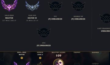 Conta LoL mestre smurf fresh 600 pontos 60%winrate